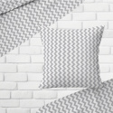 Decorative children's cotton fabrics, by the meter. Zigzag Grey