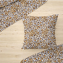 Cotton fabric 100% cotton, 125 g/m², width 160 cm, brown leopard