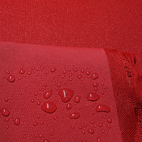 Nepromokavá látka Kodura PVC zátěr 600D, 360 g/m², šíře 150 cm, červená Nepromokavá látka Kodura PVC zátěr 600D, 360 g/m², šíře 150 cm, červená