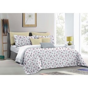 Flanelové povlečení na zip, barva Bílá, 140x200 cm