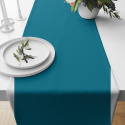 Solid-colored cotton fabric, 125 g/m², width 160 cm, dark turquoise