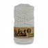 Cotton cord 3mm, 100m, LIGHT. GRAY