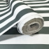 Outdoor fabric Pergola (Oxford), 200 g/m², width 160 cm, white and graphite stripes 5 cm