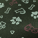 Le tissu PVC Kodura le chien 6 khaki