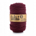 Bavlněná šňůra 5mm, 100m, barva burgund 180