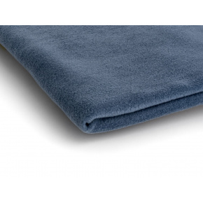 Polar fleece látka 200 g/m², šířka 150 cm, denim, metráž