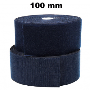 Sew-on Velcro Tape Hook and Loop Set Navy 100 mm x 25 m Sew-on Velcro Tape Hook and Loop Set Navy 100 mm x 25 m