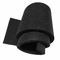 Technický filc 10 mm, 1300 g/m², barva Černá, šířka 100 cm