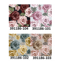 Velvet upholstery fabrics with print, Colorful leaves on White