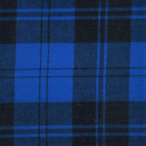 Cotton flannel fabric Check Blue-Black 4x4 cm