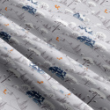 Christmas cotton fabric, by the meter, width 160 cm, Village