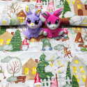 Christmas cotton fabric, by the meter, width 160 cm, Christmas time