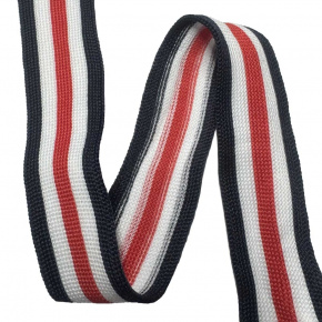 Striped tape 25 mm color Blue Mix-01