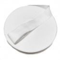 Bande ourlet polyester 15 mm couleur blanche