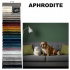 Swatch of velour fabrics Aphrodite Pet Proof, 17x19 cm