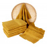 Terry towel 70x130 cm, mustard color