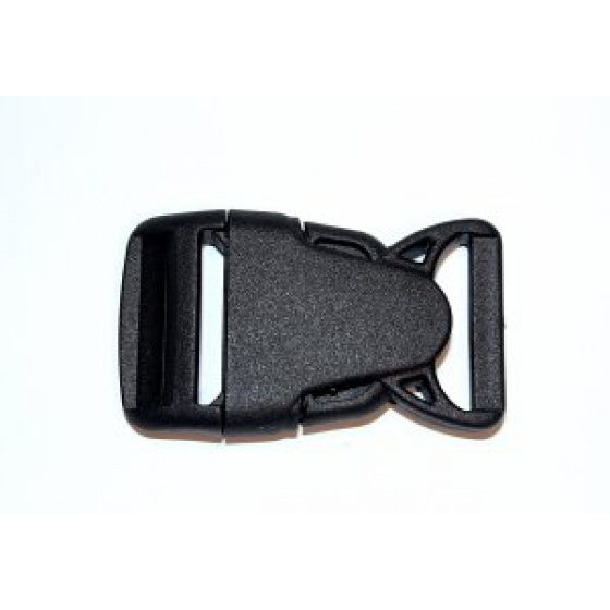 Plastic buckle 30 mm black pattern 3