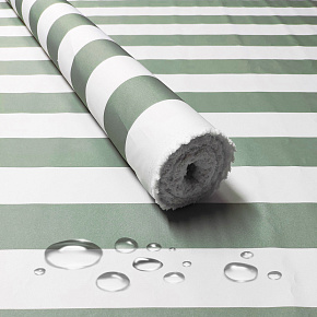 Akce Voděodolná látka Premium, 190 g/m², 40 x 160 cm, proužky šedozelené