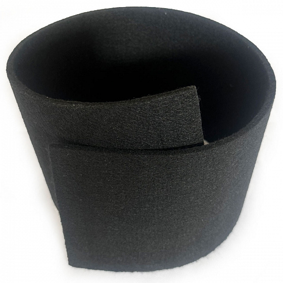 Technical felt 4 mm color Black, width 100 cm