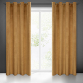 Decorative velvet curtain with eyelets SWEETHEART 140x250 cm