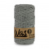 Cotton cord 3mm, 100m, TM. GRAY