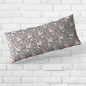 Cotton duvet cover with zipper, color Gray, 140x200 cm