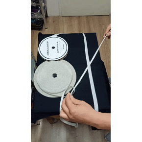 Elastic zipper 30 mm color white, by the meter Elastic zipper 30 mm color white, by the meter