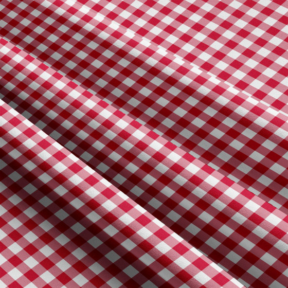 Children's cotton fabrics, by the meter. 8 mm Cube, Red