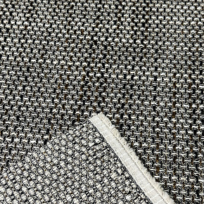 Čalounická látka, Nevada, Bílo-Hnědá Čalounická látka, Nevada, Bílo-Hnědá