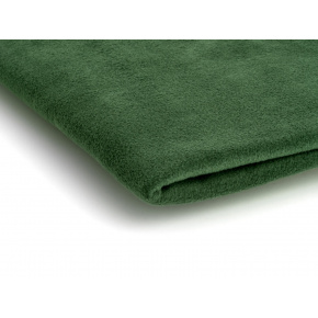 Polar fleece látka 200 g/m², šířka 150 cm, tmavě zelený, metráž