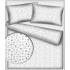 Children's cotton fabric 100% cotton, 125 g/m², width 160 cm, grey stars on white