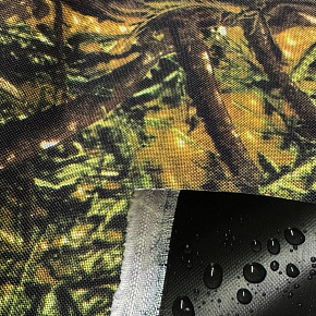 Nepromokavá látka Kodura PVC zátěr 600D, 360 g/m², šíře 150 cm, Les