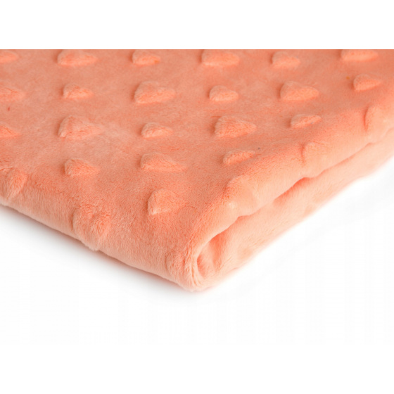 MINKY SRDÍČKA  barva lososevá 44