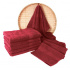 Terry towel 50x100 cm, color burgundy