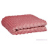 Minky dot fabric, 380 g/m², width 160 cm, by the meter, dusty pink