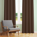 Solid-colored cotton fabric, 125 g/m², width 160 cm, brown