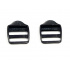 Plastic loops width 30 mm P black
