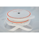 Pásek na suchý zip našívací HÁČEK a SMYČKA SET bílý 38 mm x 25 bm