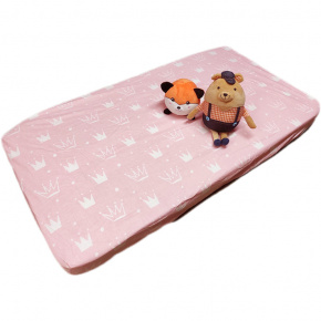 Prostěradlo do postýlky bavlněné na gumu 120x60 cm