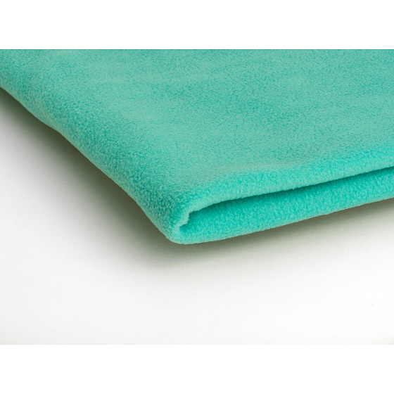 Látka Microfleece barva mentolová  1,55 m x 0,33 m