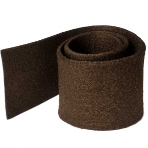 Dekorační filc 3 mm, barva Hnědá, metráž 100cm 600gr