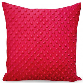 Microfleece Pillowcase 40X40 cm, Color Red
