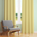 Solid-colored cotton fabric, 125 g/m², width 160 cm, light yellow
