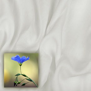 Přírodní lněná látka Oskar, Bílá, 265 gr/m2