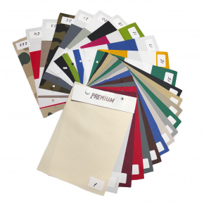 Vzorník voděodolných látek Premium PU, 15x20 cm