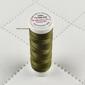Sewing thread Titan 60E 120 m color khaki 2582 small