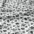 Cotton fabric 100% cotton, 125 g/m², width 160 cm, black skulls on white