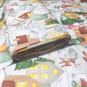 Christmas cotton fabric, by the meter, width 160 cm, Christmas time