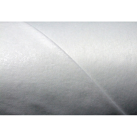 Interlining with adhesive, color White 40 gr/m2