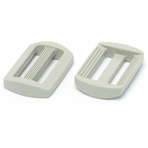 Plastic loops width 25 mm white